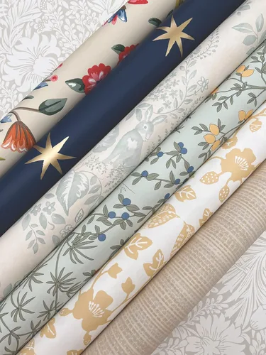 Vista 3 de Erin & Ben Co. PSW1449RL - Papel tapiz para despegar y pegar con textura de garrapatas de trigo, color beige