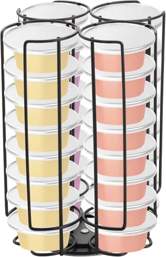 Vista 7 de Frcctre Soporte para cápsulas de cóctel, carrusel de almacenamiento, soporte para cápsulas de cóctel bartesiano, soporte para cápsulas de café