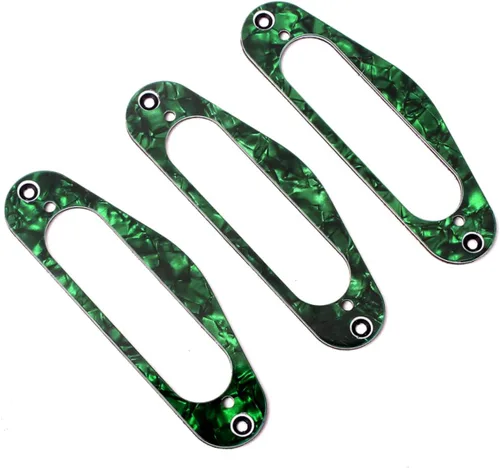 Vista 5 de VICASKY 3 unids Gb405f Guitarra Pickup Frame Anillo de montaje Verde Humbucker Anillos para Guitarras Single Coil Pickup Accesorio