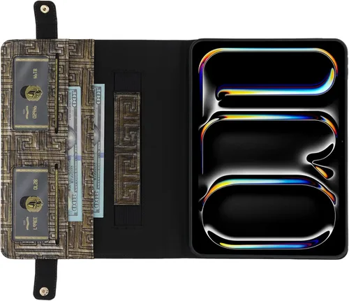 Vista 146 de Funda tipo bolso para iPad mini de 5ª/4ª/3ª/2ª/1ª generación de 7.9 pulgadas, Techcircle funda ligera tipo folio con soporte bandolera con billetera