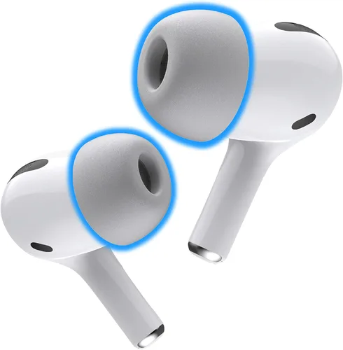 Vista 28 de Foam Masters - Almohadillas de espuma viscoelástica para AirPods Pro de 3ª generación (2025), cómodas, seguras, mejor cancelación de ruido, versión