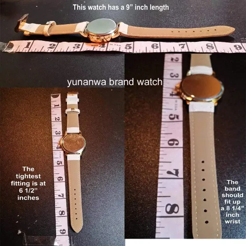 Vista 3 de Paquete de 15 relojes de cuero para mujer, con incrustaciones de diamantes de imitación de cuarzo, reloj de pulsera de varias capas apilable