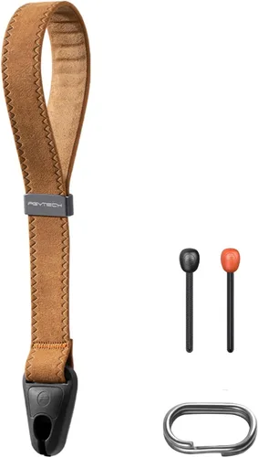 PGYTECH Correa de muñeca para cámara para fotógrafos, correa de mano para cámara de liberación rápida ajustable para Sony, Nikon, Canon, GoPro Marrón