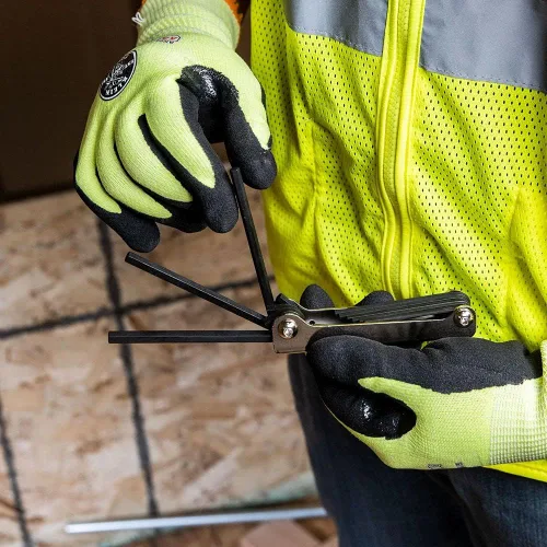 Vista 4 de Klein Tools Llave hexagonal de 3/16 pulgadas, policarbonato, acero de aleación