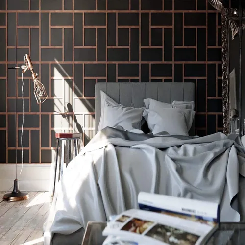 Vista 8 de 4 7/8"W X 7 3/8"H Extra Pequeña Westmore Decorativos Paneles De Pared De Madera Calado, Aliso