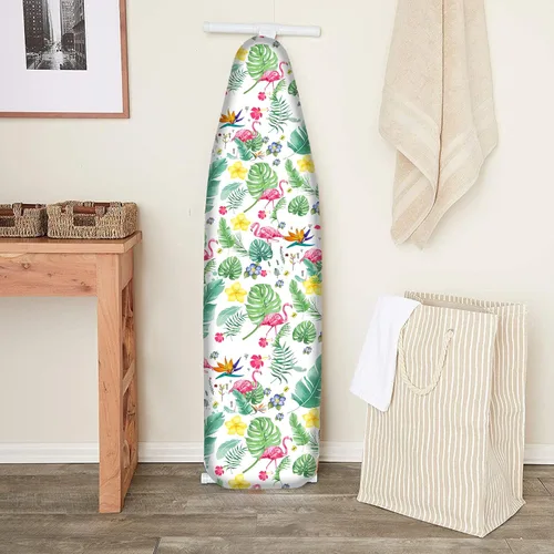 Vista 2 de Funda para tabla de planchar de lujo, extra gruesa, resistente, antiadherente, resistente a las manchas y a las manchas, tamaño estándar de 15 x 54