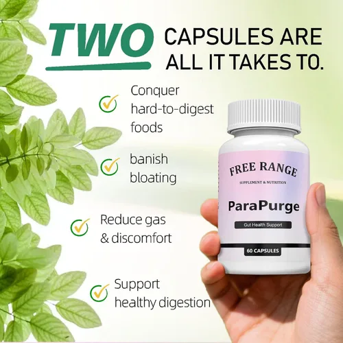 Vista 6 de Limpieza Intestinal - Suplemento de Apoyo para el Intestino y Colon, Fórmula sin GMO, 60 Cápsulas (1 unidad)