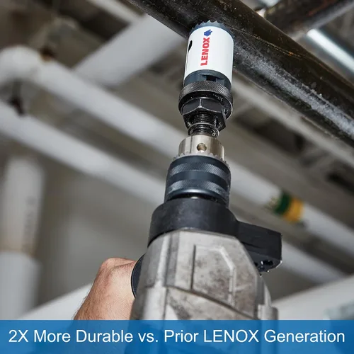 Vista 6 de Herramientas LENOX Sierra de corona con mandril, ranura de velocidad, 2 pulgadas (1772779), Multi