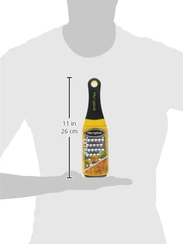 Vista 5 de Microplane Artisan Series - Rallador y rallador de queso (extra grueso, amarillo)