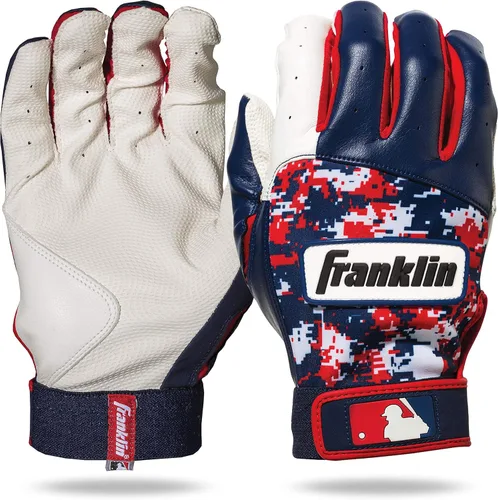 Vista 8 de Franklin Sports MLB Digitek - Guantes de bateo de béisbol para adultos