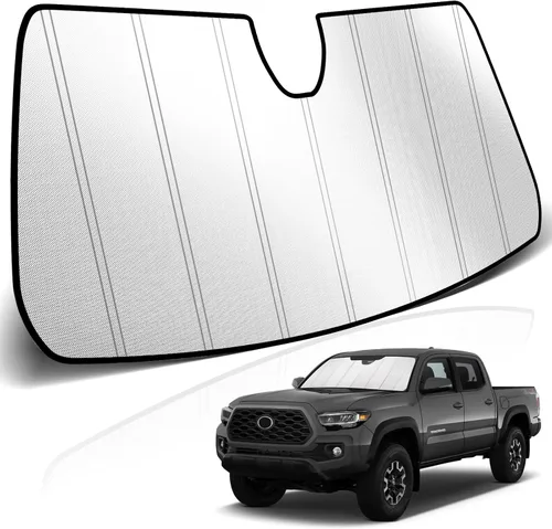 Vista 10 de KUST Parasol para parabrisas para Honda Pilot SUV 2009-2015, accesorios para ventana, protector de parasol plegable, bloquea los rayos UV y mantiene