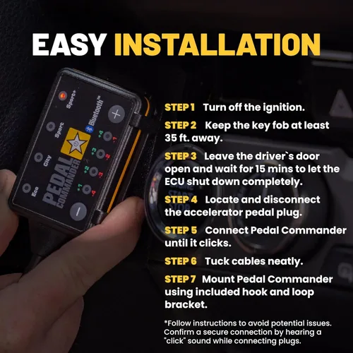 Vista 6 de PEDAL COMMANDER Controlador de respuesta del acelerador para Ford E150 2011-2014 - Compatible con 4ª generación, E-150 XL, E-150 XLT, E-150 XLT