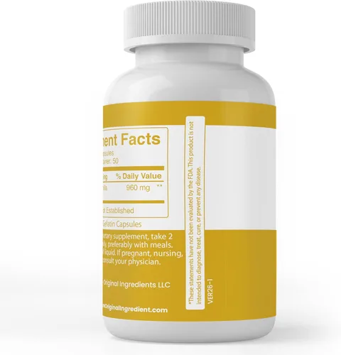 Vista 3 de Pure Original Ingredients Extracto de manzanilla, (100 cápsulas) siempre puro, sin aditivos ni rellenos, verificado por laboratorio