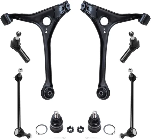 Vista 16 de Detroit Axle - Kit de brazos de control delanteros de 8 piezas para Toyota Sienna 2004-2010, 2 brazos de control inferiores con rótulas, 4 barras