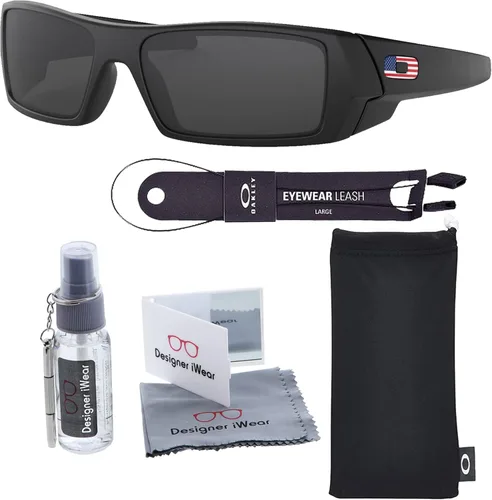 Vista 2 de Oakley Gascan OO9014 Sunglasses+BUNDLE Leash+ BUNDLE with Designer iWear Care Kit