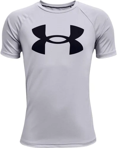 Vista 2 de Under Armour Camiseta de manga corta Tech Hybrid con estampado para niños