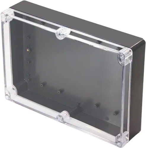 Vista 16 de Caja de proyecto IP65 Caja de conexiones impermeable ABS cajas eléctricas negras para bricolaje, Estuche electrónico para proyectos de energía, Caja