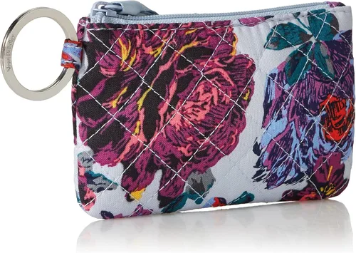 Vista 2 de Vera Bradley - Cartera de algodón, con cremallera y compartimiento para la identificación, para mujer
