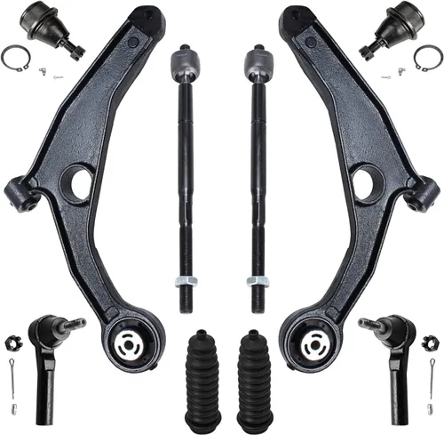Vista 196 de Detroit Axle - Kit de suspensión frontal de 10 piezas para Ford Ranger Mazda B2300 B2500 B3000 B4000, 2 brazos de control superiores, 2 rótulas