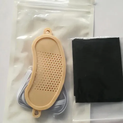 Vista 4 de Protector de traquea ajustable para el cuello, protector de incisión de tráquea, protector de traquea ajustable, cubierta protectora de estoma