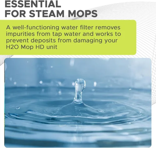 Vista 3 de H2O MOP® Accesorios de limpieza de vapor HD (2 filtros de repuesto de agua HD)