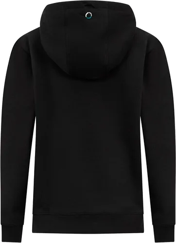 Vista 2 de Mercedes AMG Petronas Formula One Team - Sudadera con capucha con logotipo para niños, Negro