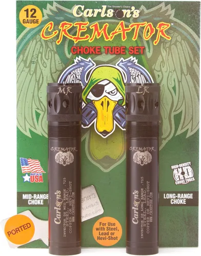 Carlsons Tubos de estrangulador calibre 12 para Browning Invector DS | Acero azulado | Tubo de estrangulamiento de aves acuáticas con puerto