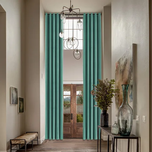 Vista 13 de Macochico Cortinas opacas de terciopelo extra largas con ojales, cortinas de oscurecimiento de habitación, cortinas con aislamiento térmico