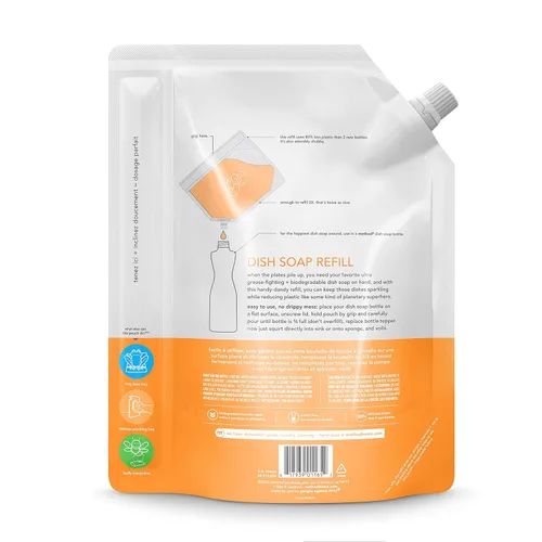 Vista 2 de Repuesto de jabón de limón menta Methid, Anaranjado, S