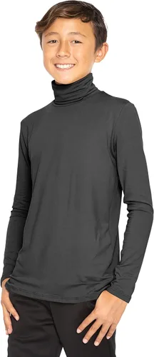 STRETCH IS COMFORT Oh So Soft - Cuello alto de poliéster y elastano de manga larga para niño