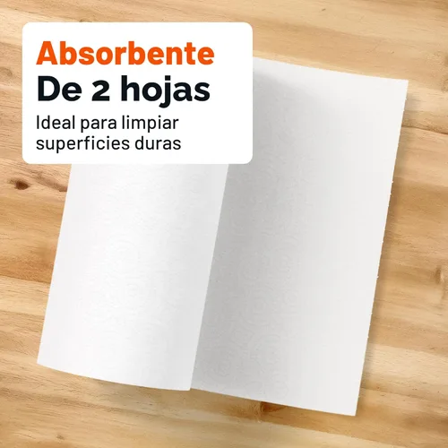 Vista 3 de Yaxa Basics Toallas de papel Flex-Sheets de 2 capas, 2 rollos Basics = 6 rollos regulares, valor diario con 150 hojas por rollo, el empaque puede