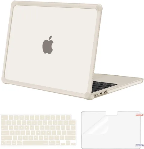 Vista 19 de MOSISO Compatible con MacBook Air de 13 pulgadas Case 2025 2024 2023 2022 M4 A3240 M3 A3113 M2 A2681, Carcasa Rígida con Parachoques TPU Resistente