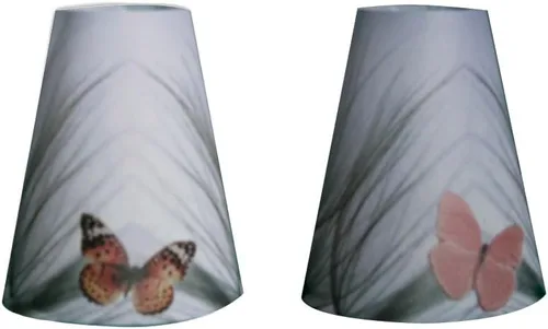 Vista 9 de Royal Designs - Pantalla de cristal de vino de papel vellum con cruz y paloma (TLS-1016-60)