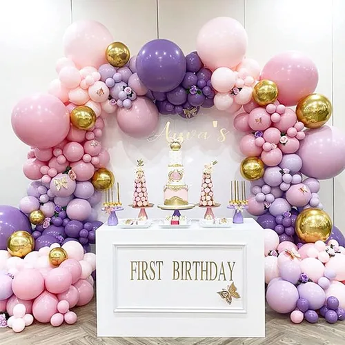 Vista 8 de Kit de arco de globos, juego de soporte de arco de globos ajustable de 10 pies con base rellenable de agua y postes de fibra duraderos para bodas