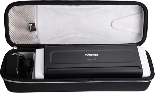 Mchoi Estuche rígido de viaje para Brother ADS-1250W / ADS-1700W / ADS-1800W / ADS-1200 / ADS-1300 /ADS-1350w / Bolsa de almacenamiento protectora