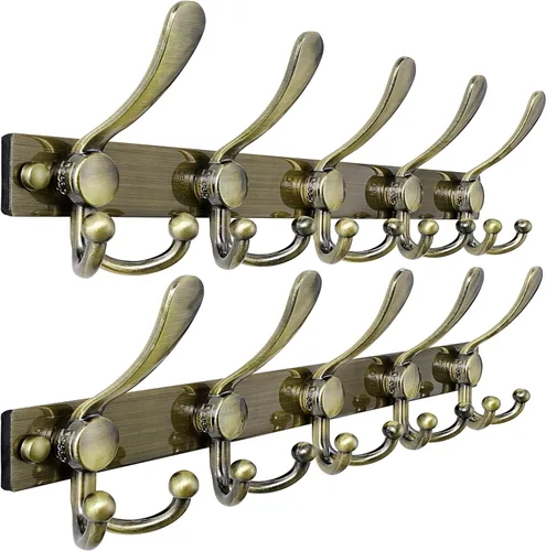 Vista 69 de Dseap Perchero de pared 2.0 Pro: resistente 300% más grueso, montaje en perno de 16 pulgadas, ganchos de pared de acero inoxidable para ropa