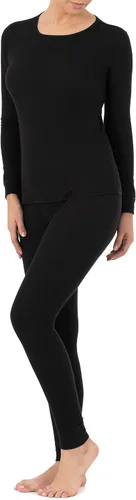 Vista 3 de Fruit of the Loom Set térmico premium de micro gofres para mujer, Gris