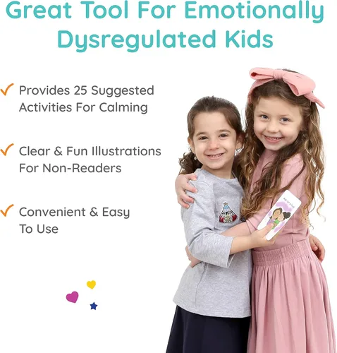 Vista 3 de Diversión y función Tarjetas visuales para calmar 25 tarjetas de comunicación con juegos de movimiento recomendados o actividades para ayudar a