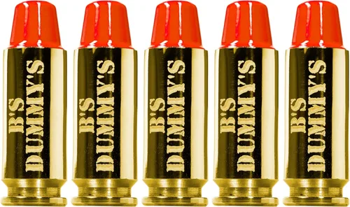 Vista 2 de B's Dry Fire Snap Caps - A.K.A. B's Dummy's - Tapones de entrenamiento automático de 0.394 in (paquete de 5)
