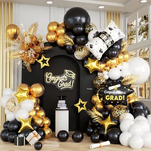 Vista 10 de Kit de arco de globos de Halloween, kit de guirnalda de globos de color negro, verde, rosa intenso, con globo de araña de discoteca 4D, globos blanco