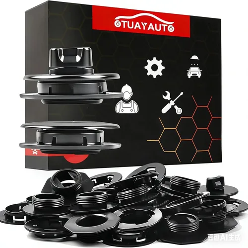 Vista 5 de OTUAYAUTO 20 clips universales para alfombras de automóvil, abrazaderas universales para alfombras automotrices