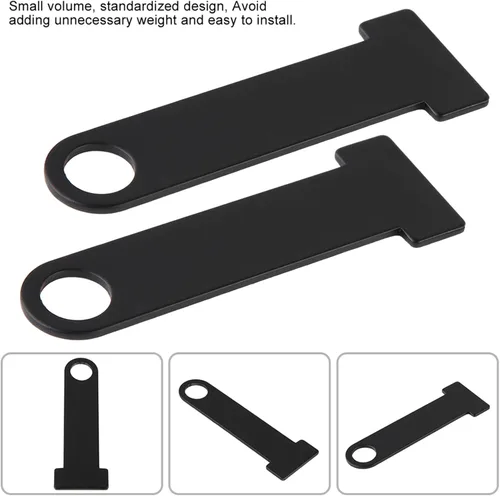 Vista 4 de Cerradura de casco, anillo de acero para casco, correa de anillo en D, bloqueo de acero inoxidable para motocicleta, ajuste universal