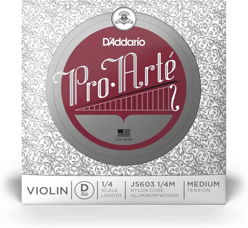 Vista 11 de D'Addario J56 1/2M Pro-Arte Cuerdas de Nylon para Violín, Mediano
