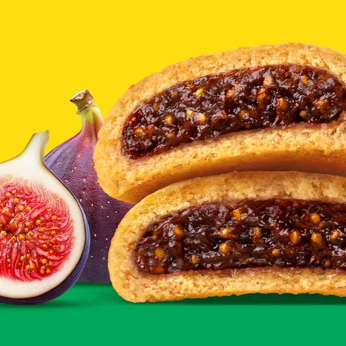 Vista 5 de Newtons Galletas masticables sin grasa, suaves y de fruta, sabor higo (barras de higo), 12 paquetes de 10 onzas