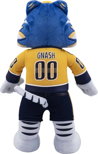 Vista 103 de Bleacher Creatures Anaheim Ducks Wild Wing - Figura de peluche de mascota de la NHL de 10 pulgadas (uniforme triangular verde azulado), una mascota