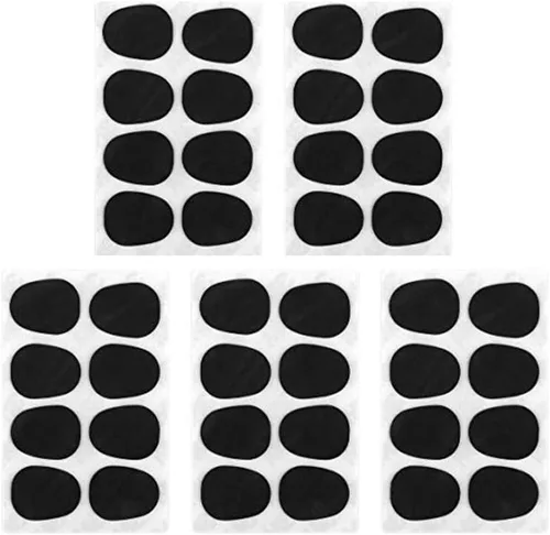 Onown - 40 piezas de cojín de boquilla para saxofón alto/tenor y clarinete de grado alimenticio, almohadillas de 0.031 in de grosor, goma fuerte