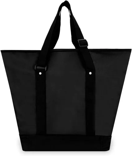 Vista 4 de Bolsa de compra, de Everest, Negro), 1002DLX-BK