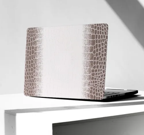 Vista 30 de KEROM Compatible con Funda para MacBook Air de 13 Pulgadas con Diseño de Cocodrilo 2021 2020 2019 2018 M1 A2337 A2179 A1932, Texturizada Elegante