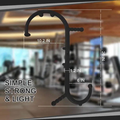 Vista 3 de Caña de Masaje de Puntos de Activación Shrdaepe, Herramienta de Liberación Muscular Gancho de Automasaje, Varilla de Masaje Manual para Espalda