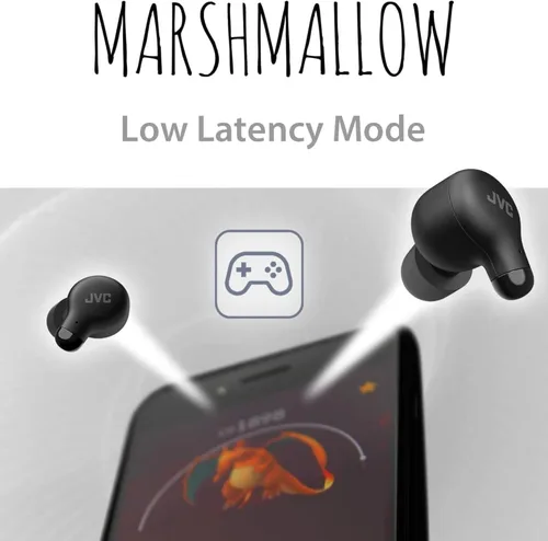 Vista 3 de JVC Marshmallow - Auriculares inalámbricos Bluetooth 5.3 con batería de 28 horas, auriculares de espuma viscoelástica para comodidad durante todo